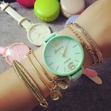 Candy Colored Quartz Wristwatches