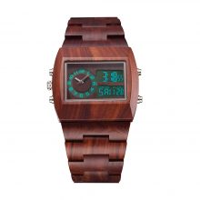 Digital Wooden Wristwatches