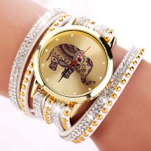 Elephant Pattern Bracelet Watches